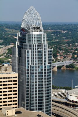 Great American Tower at Queen City Square, View from Carew Tower, Cincinnati, Ohio