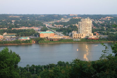 Ohio River, between Cincinnati and Newport, Kentucky