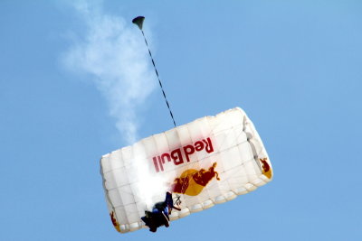 Chicago Air and Water Show 2012 - Red Bull parachute team