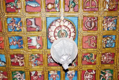 The Zodiac symbols, Meenakshi temple, Madurai, India