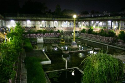 Golden Lily tank, Meenakshi temple, Madurai, India