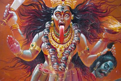 Durga Devi, Meenakshi temple, Madurai, India