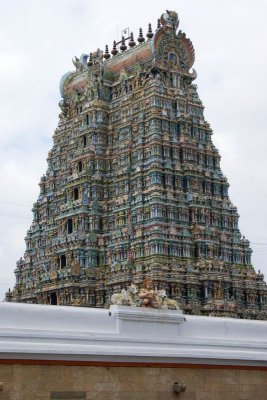 Gopuram, Meenakshi temple, Madurai, India