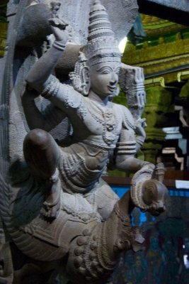 Rathi, Meenakshi temple, Madurai, India