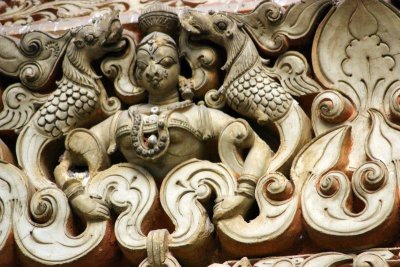 Exquisite carvings, Thirumalai Nayak Palace, Madurai