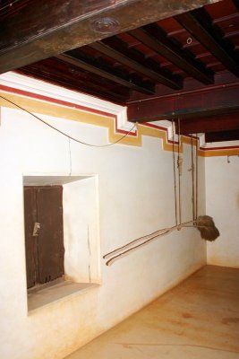 Hanging of the spider killer, Karaikudi, India