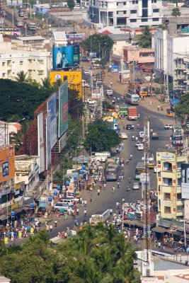 Trichy from the Rock Fort