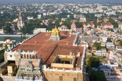 Thayumanaswamy temple and St.Joseph's college, Tiruchirapalli (Trichy)