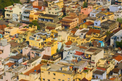 Colorful Rooftops, Tiruchirapalli (Trichy)