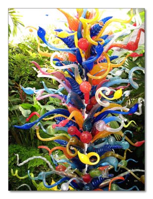 Chihuly Blown Glass Tree