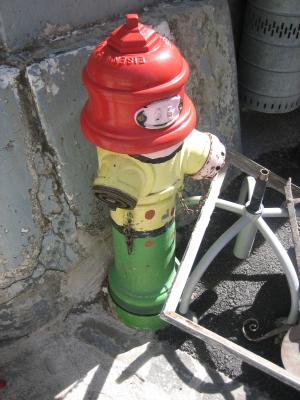 cute baby--hydrant
