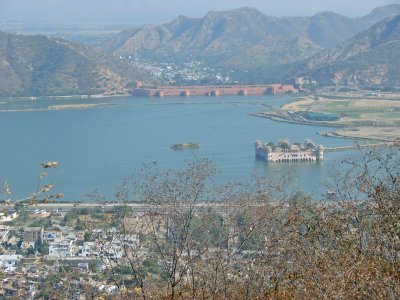 Jal  Mahal , View From Mountain Top
