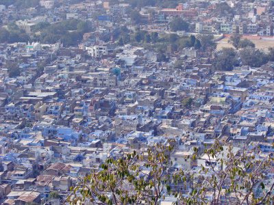 View Of  Chittorgarh  City  From The Fort