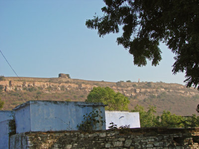Chittorgarh  Fort  (View From The  City)