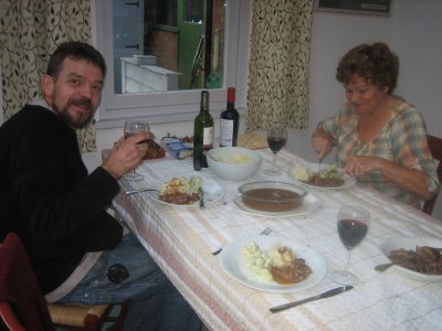 Dinner at home