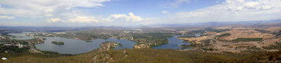 Canberra from Telstra tower, 2009