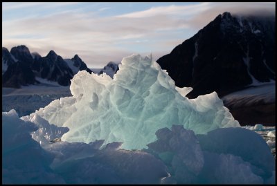 Ice formation near Monacobreen - Svalbard