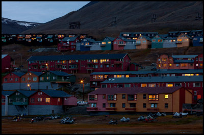 Evening light at Longyearbyen