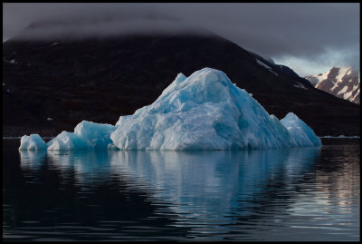 A small iceberg in Liefdefjorden
