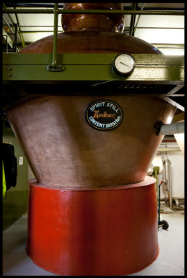 The base of an Ardbeg distilleri pot