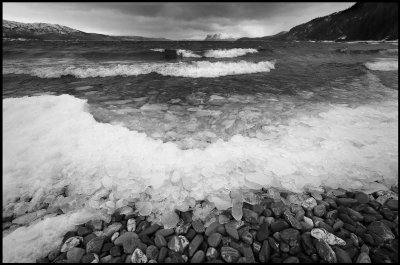 Tunnsjön Norway in hard weather