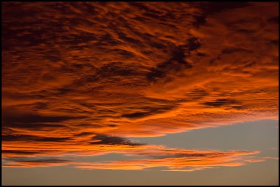 Evening clouds over Kalmarsund
