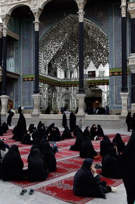 Womens part of Hazrat-E-Masumeh mosque in Qom