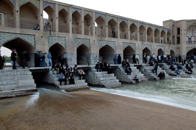 Friday evening in central Esfahan