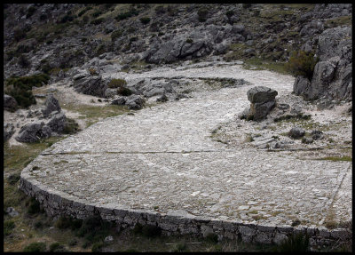 Old roman road in Gredos mountains
