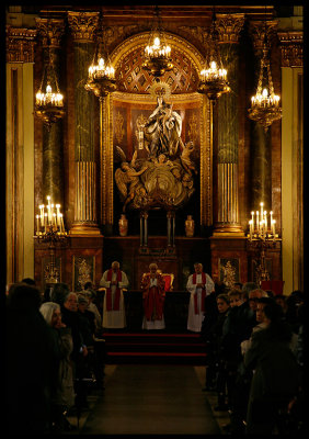 Easter ceremony in San Jose church - Madrid