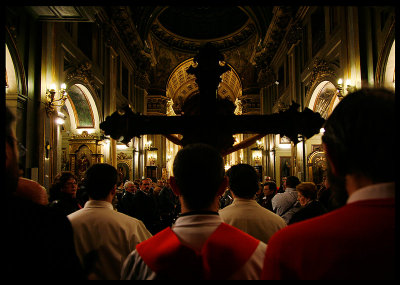 Easter ceremony in San Jose church - Madrid