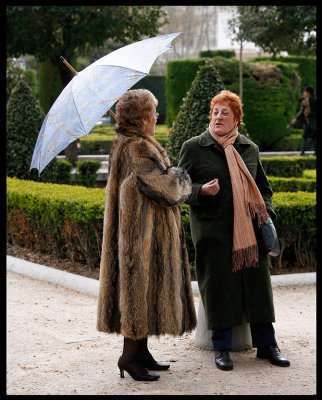 Conversation after Easter procession