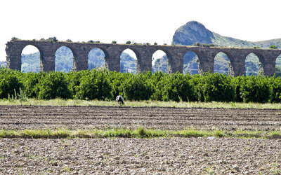 Roman Aquaduct Serving Aspendos