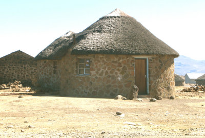 Shape of house called Rondavel