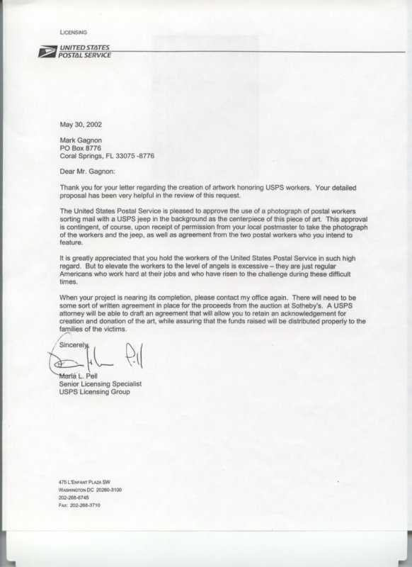 USPS letter