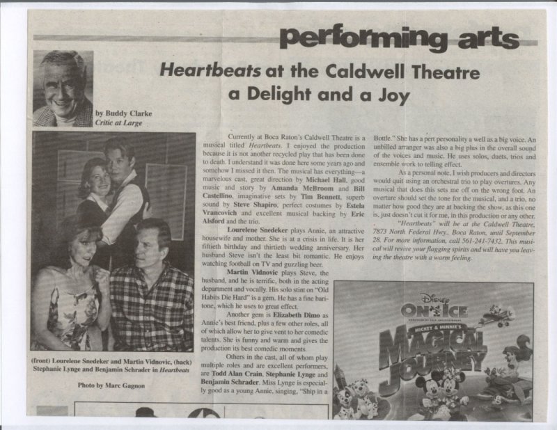 Hearts Beat Theatre Tearsheet