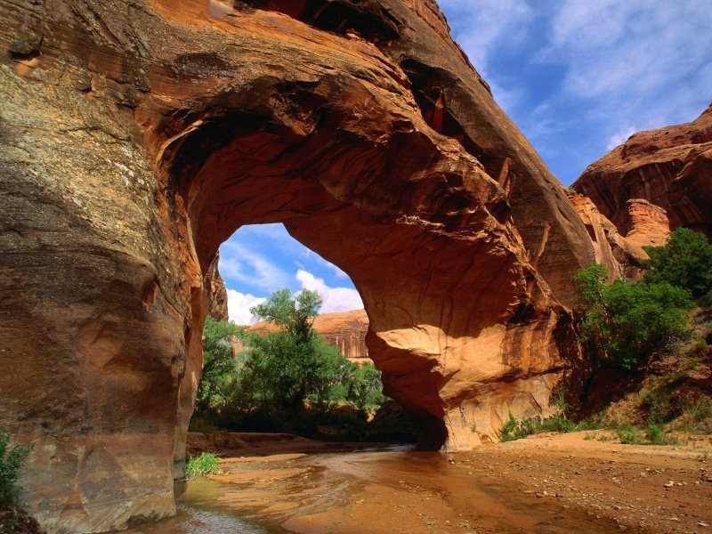Coyote Natural Bridge Glen Canyon Utah