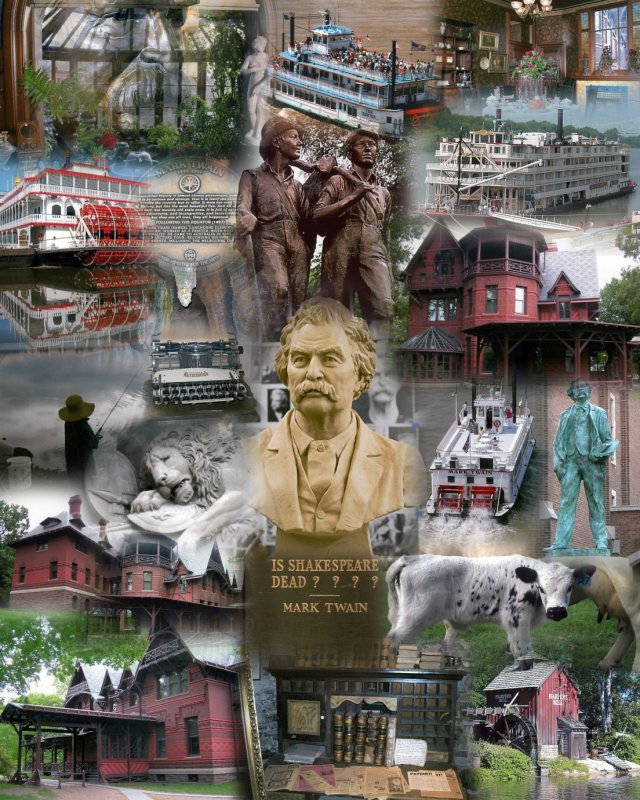 Mark Twain collage