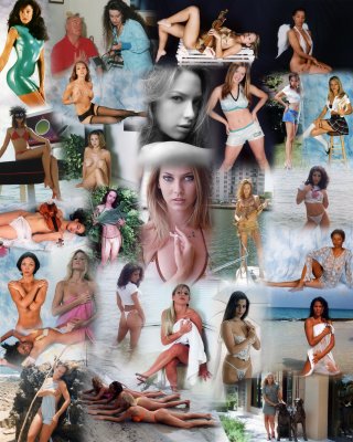 Modern Pin Up Two collage