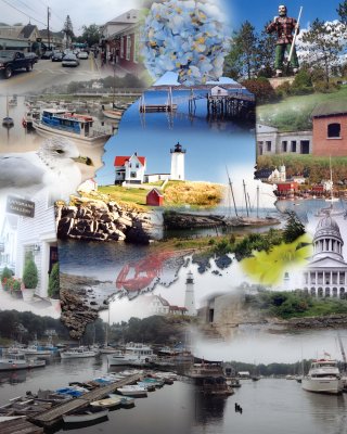 Maine collage