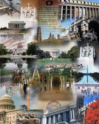 Washington DC collage