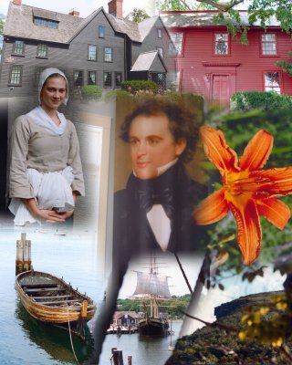 Nathaniel Hawthorne collage
