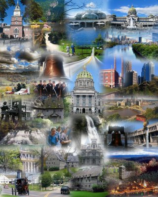 Pennsylvania collage