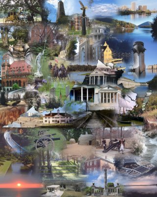 Virginia collage