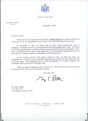 Gov of NY letter