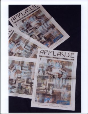 Applause Magazine cover featuring Discovery collage