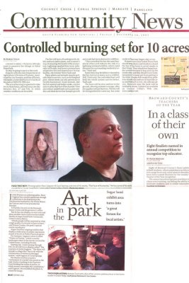 Sun Sentinel article on Gagnon exhibit
