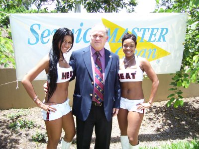 Miami Heat Dancers with Gagnon