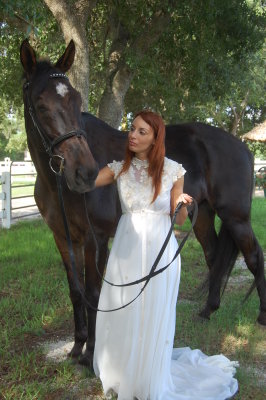 Amy Vitale as Lady Godiva