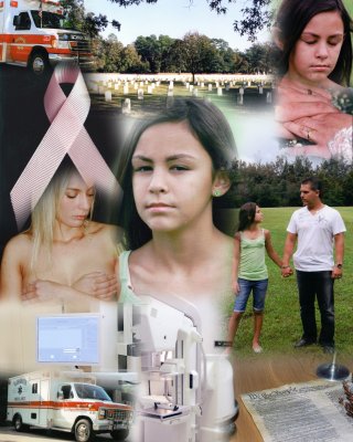 Breast Cancer collage